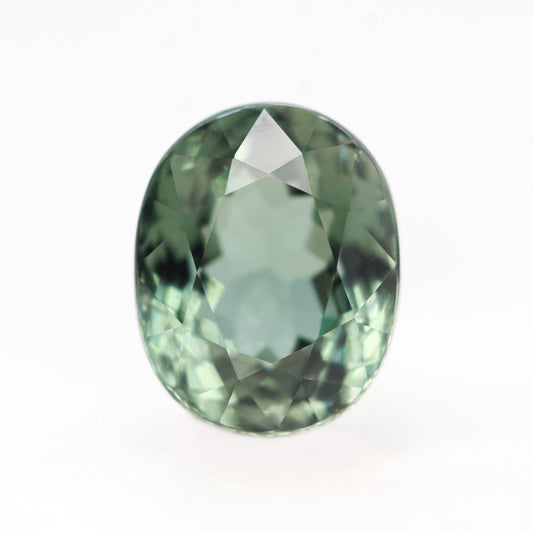 1.98 Carat Green Oval Tourmaline for Custom Work - Inventory Code GOT198 - Midwinter Co. Alternative Bridal Rings and Modern Fine Jewelry