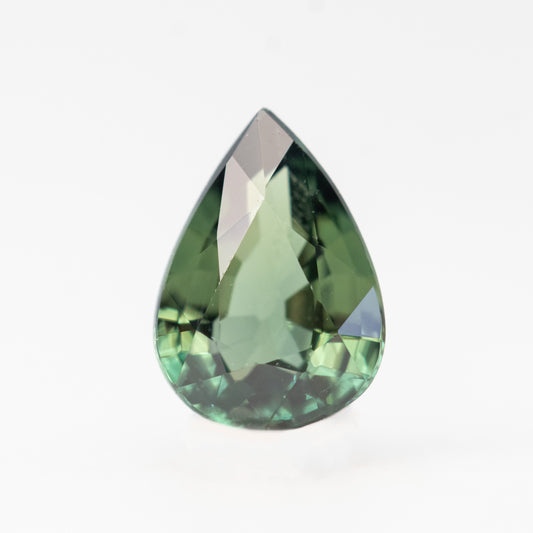 0.72 Carat Green Pear Sapphire for Custom Work - Inventory Code GPS072 - Midwinter Co. Alternative Bridal Rings and Modern Fine Jewelry