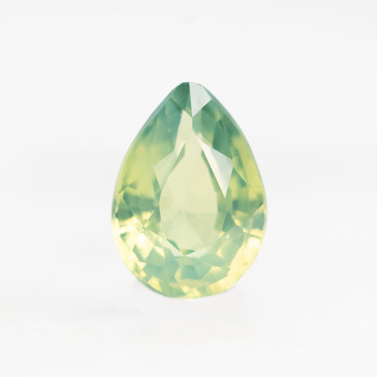 0.79 Carat Pear Green Sapphire for Custom Work - Inventory Code GPS079 - Midwinter Co. Alternative Bridal Rings and Modern Fine Jewelry
