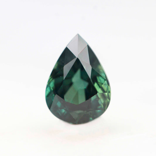 1.05 Carat Green Pear Sapphire for Custom Work - Inventory Code GPS105 - Midwinter Co. Alternative Bridal Rings and Modern Fine Jewelry