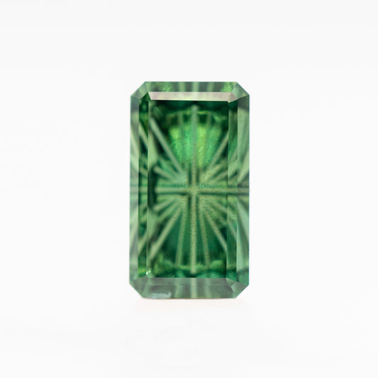 2.11 Carat Green Fantasy Cut Sapphire for Custom Work - Inventory Code GRFS211
