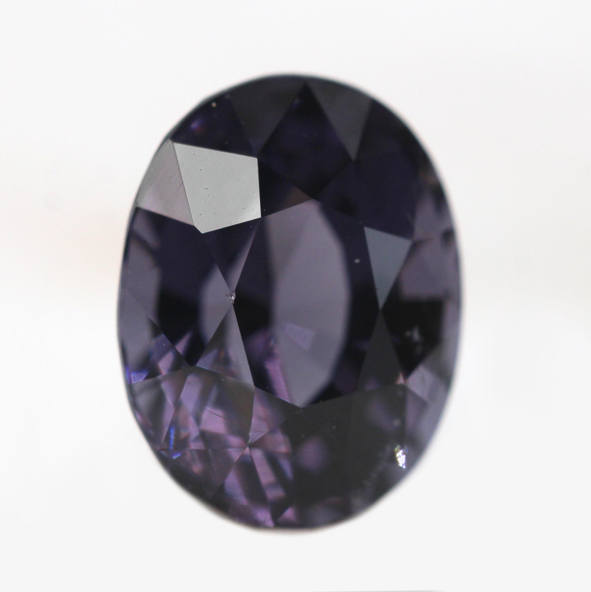 2.90 Carat Purple Oval Spinel for Custom Work - Inventory Code PSO290 - Midwinter Co. Alternative Bridal Rings and Modern Fine Jewelry