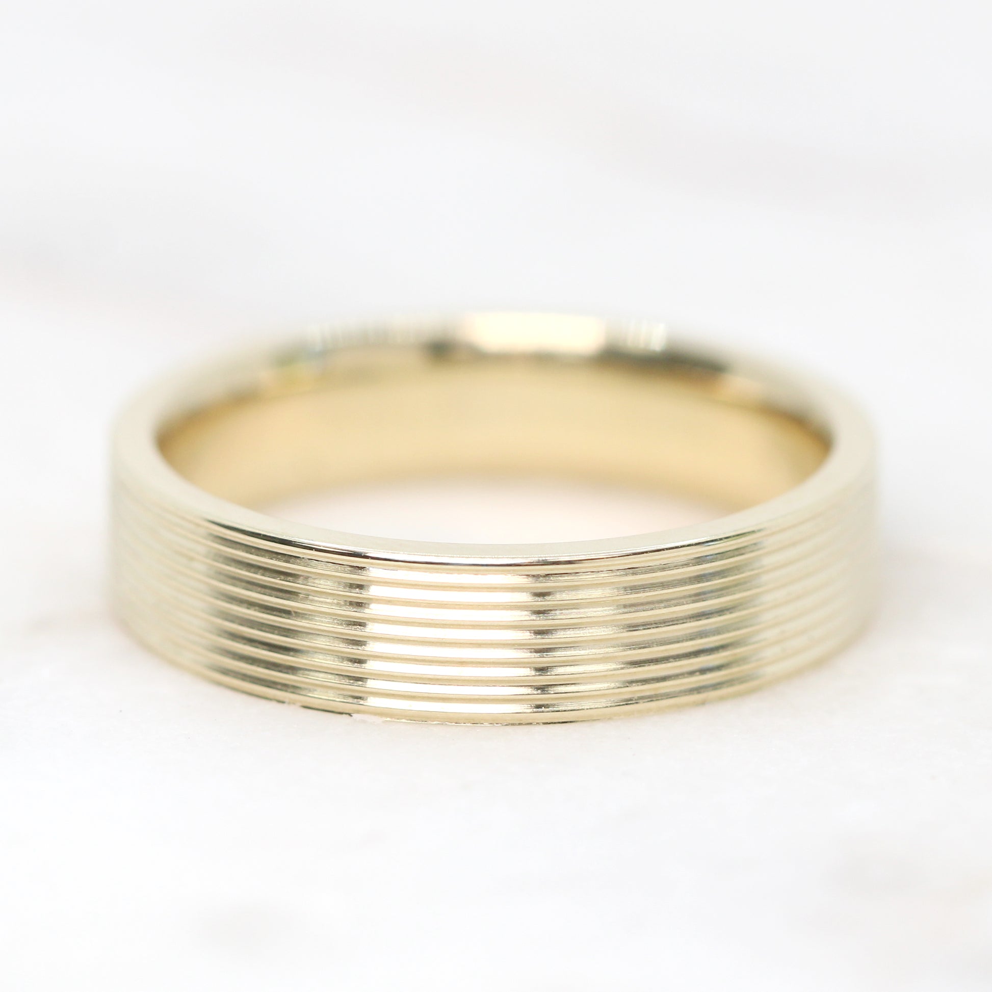 Samantha -  (M) Kody Band - Unisex Wedding Band - Made to Order, Choose Your Gold Tone - Midwinter Co. Alternative Bridal Rings and Modern Fine Jewelry