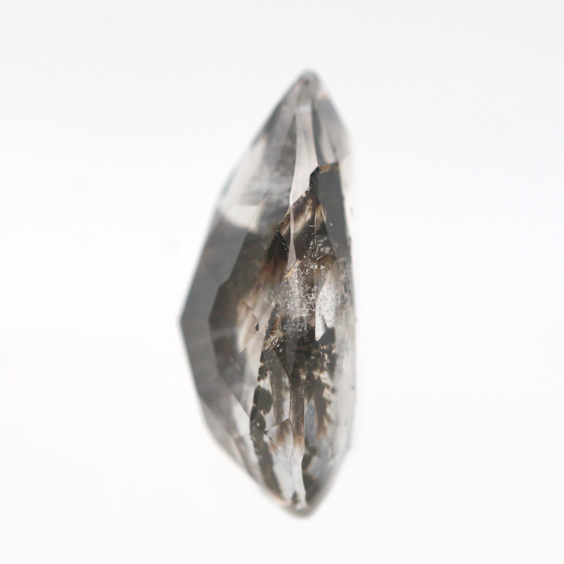 2.72 Carat Pear Dendritic Quartz for Custom Work - Inventory Code DQP272 - Midwinter Co. Alternative Bridal Rings and Modern Fine Jewelry