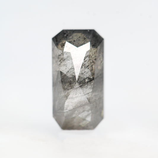 1.83 Carat Dark Gray Celestial Emerald Cut Diamond for Custom Work - Inventory Code DSE183 - Midwinter Co. Alternative Bridal Rings and Modern Fine Jewelry