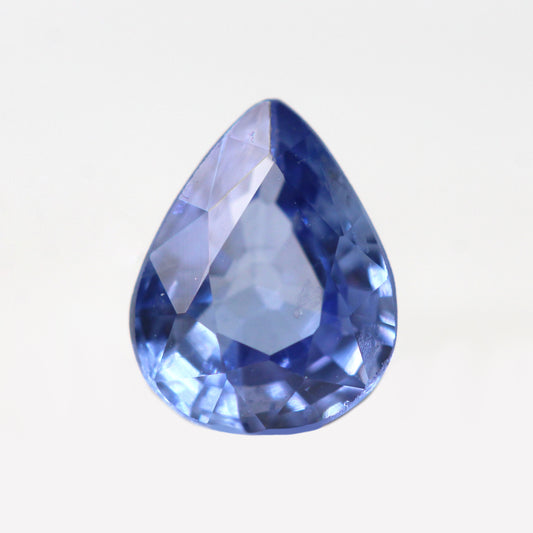 0.64 Carat Pear Light Blue Sapphire for Custom Work - Inventory Code BPS064 - Midwinter Co. Alternative Bridal Rings and Modern Fine Jewelry