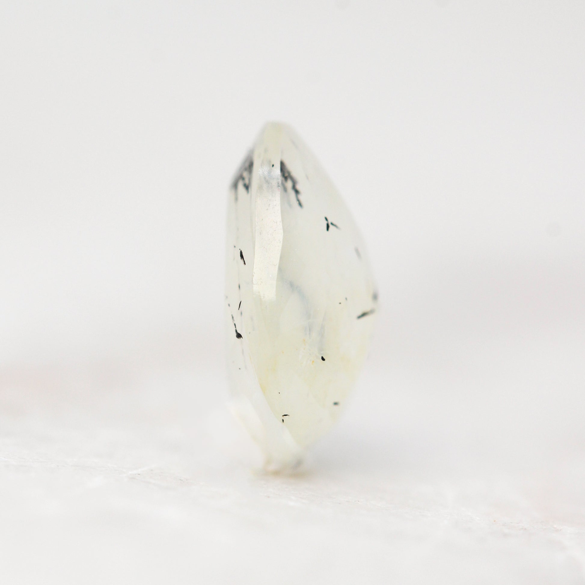 2.29 Carat Pear Dendritic Quartz for Custom Work - Inventory Code DQP229 - Midwinter Co. Alternative Bridal Rings and Modern Fine Jewelry
