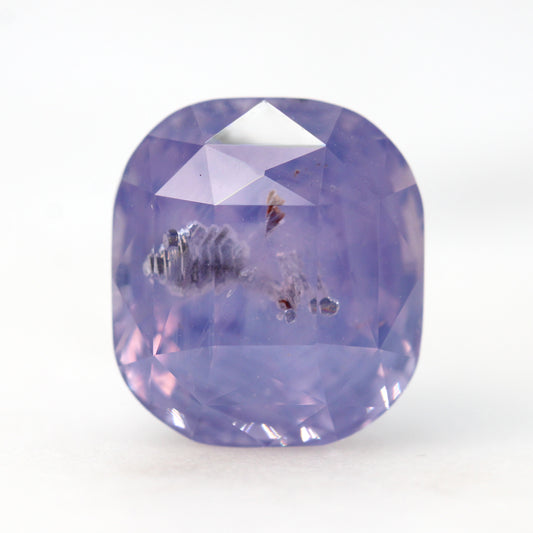 7.27 Carat Cushion Cut Bi-Color Light Purple Pink Sapphire for Custom Work - Inventory Code PPCS727 - Midwinter Co. Alternative Bridal Rings and Modern Fine Jewelry