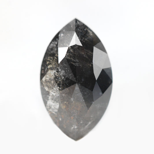 2.03 Carat Black Marquise Salt and Pepper Diamond for Custom Work - Inventory Code NBM203 - Midwinter Co. Alternative Bridal Rings and Modern Fine Jewelry