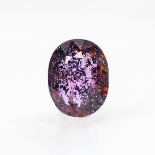 0.84 Carat Purple-Red Oval Ruby for Custom Work - Inventory Code PROR084 - Midwinter Co. Alternative Bridal Rings and Modern Fine Jewelry