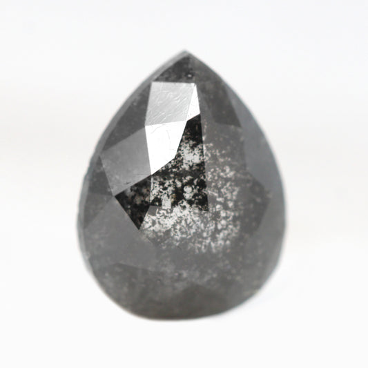 2.00 Carat Rose Cut Black Pear Celestial Diamond for Custom Work - Inventory Code NBP199 - Midwinter Co. Alternative Bridal Rings and Modern Fine Jewelry