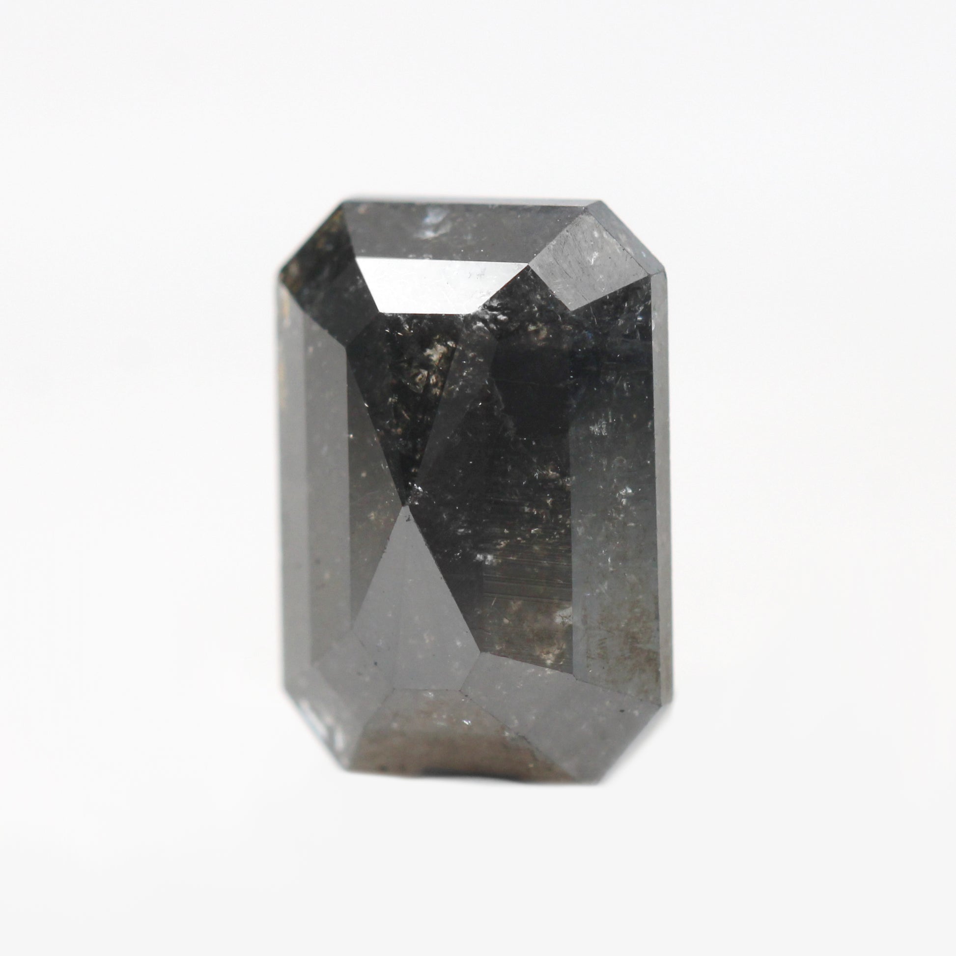 1.74 Carat Emerald Cut Black Celestial Diamond for Custom Work - Inventory Code NBE174 - Midwinter Co. Alternative Bridal Rings and Modern Fine Jewelry