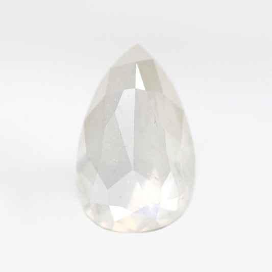 1.10 Carat Misty White Pear Salt and Pepper Diamond for Custom Work - Inventory Code MWP110 - Midwinter Co. Alternative Bridal Rings and Modern Fine Jewelry