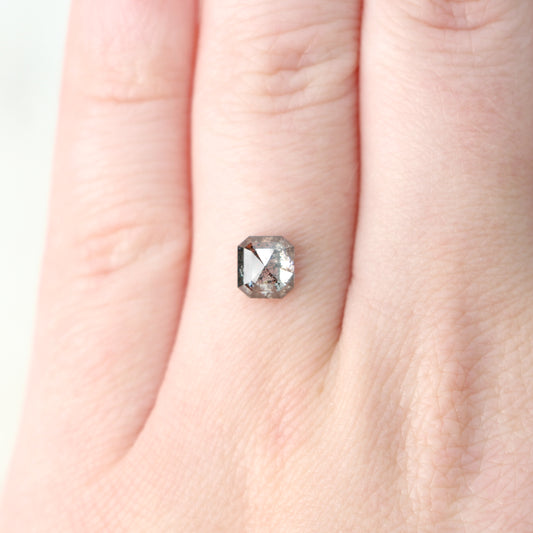 1.05 Carat Asscher Cut Dark and Clear Celestial Diamond for Custom Work - Inventory Code DCA105 - Midwinter Co. Alternative Bridal Rings and Modern Fine Jewelry