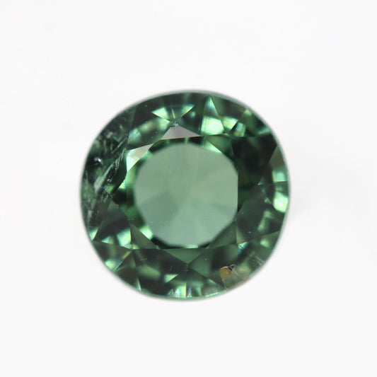 1.01 Carat Round Light Green Tourmaline for Custom Work - Inventory Code RGT101 - Midwinter Co. Alternative Bridal Rings and Modern Fine Jewelry