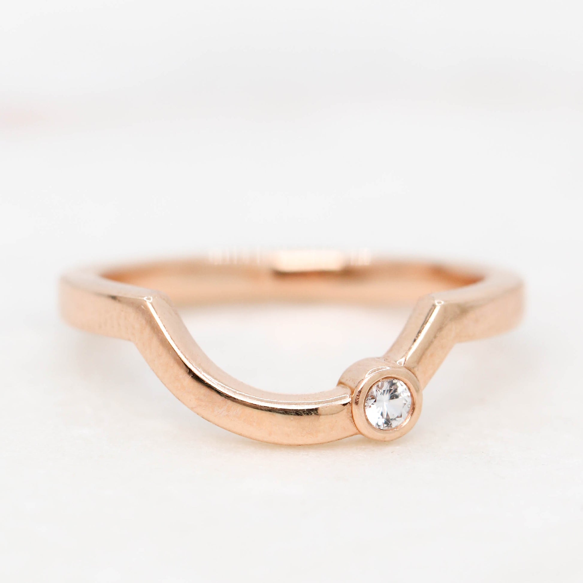 Archie wedding band - customized contour band - 14k gold of your choice - Midwinter Co. Alternative Bridal Rings and Modern Fine Jewelry