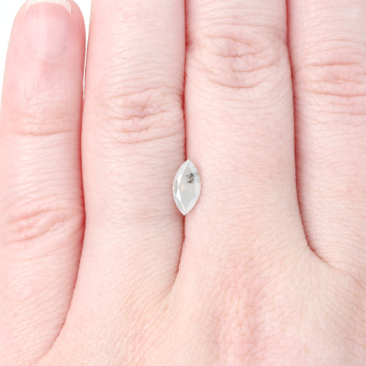 0.80 Carat Misty Gray Marquise Celestial Diamond for Custom Work - Inventory Code MGM080 - Midwinter Co. Alternative Bridal Rings and Modern Fine Jewelry