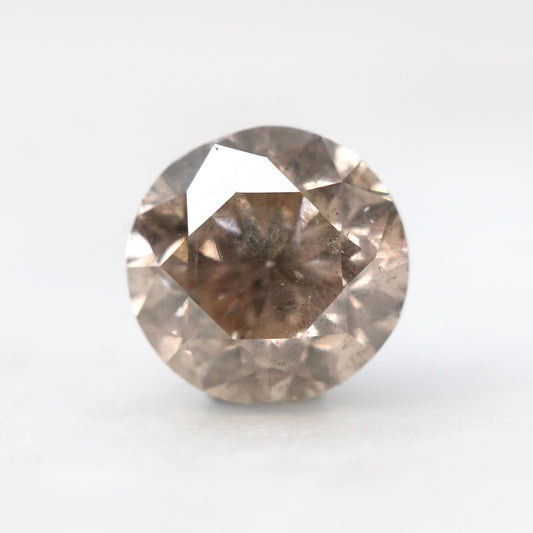 1.00 Carat IGL Certified Round Champagne Celestial Diamond for Custom Work - Inventory Code SCR100 - Midwinter Co. Alternative Bridal Rings and Modern Fine Jewelry