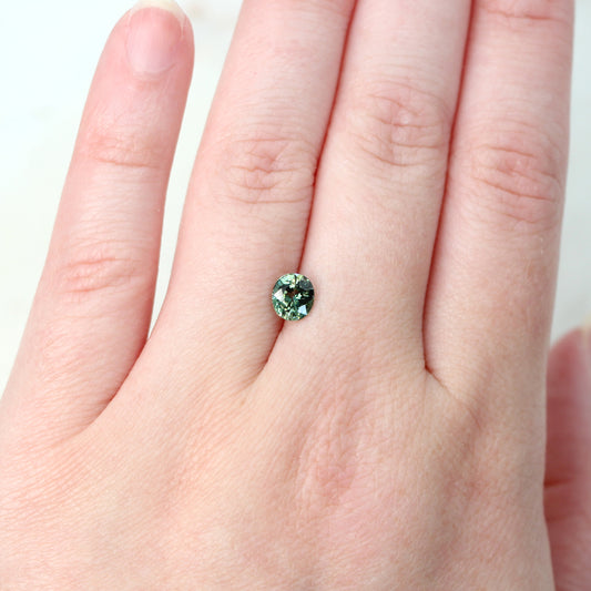 1.03 Carat Oval Light Teal Green Australian Sapphire for Custom Work - Inventory Code TGOS103 - Midwinter Co. Alternative Bridal Rings and Modern Fine Jewelry