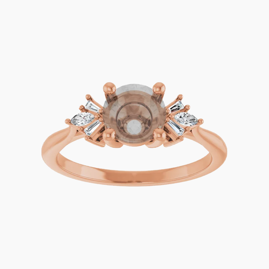 Ines Setting - Midwinter Co. Alternative Bridal Rings and Modern Fine Jewelry