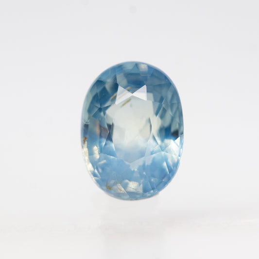 1.03 Carat Light Blue Oval Sapphire for Custom Work - Inventory Code LBOS103 - Midwinter Co. Alternative Bridal Rings and Modern Fine Jewelry
