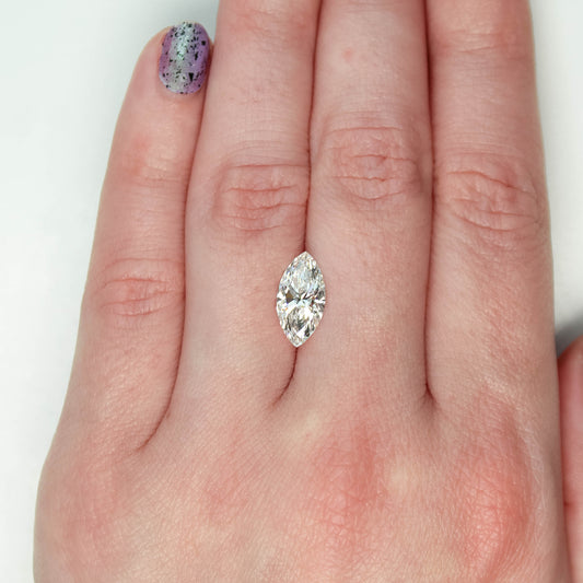 CAELEN (J) 2.06 Carat Certified Lab Grown Marquise Diamond for Custom Work - Inventory Code LGM206 - Midwinter Co. Alternative Bridal Rings and Modern Fine Jewelry