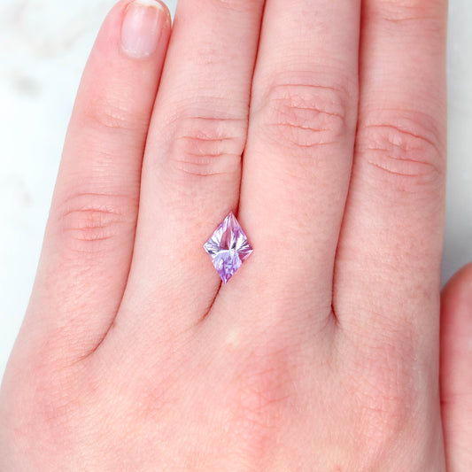 1.78 Carat Light Purple Lozenge Amethyst for Custom Work - Inventory Code LPLA178 - Midwinter Co. Alternative Bridal Rings and Modern Fine Jewelry