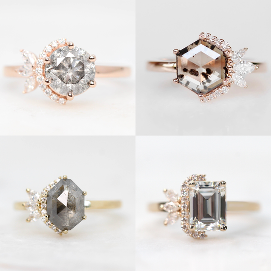 Lia Setting - Midwinter Co. Alternative Bridal Rings and Modern Fine Jewelry