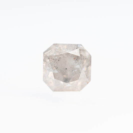 1.39 Carat Misty Gray Asscher Salt and Pepper Diamond for Custom Work - Inventory Code MGA139 - Midwinter Co. Alternative Bridal Rings and Modern Fine Jewelry