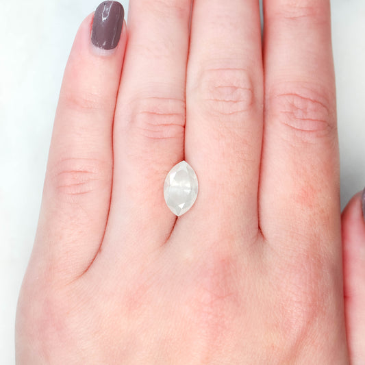 3.21 Carat Misty White Marquise Diamond for Custom Work - Inventory Code MWM321 - Midwinter Co. Alternative Bridal Rings and Modern Fine Jewelry