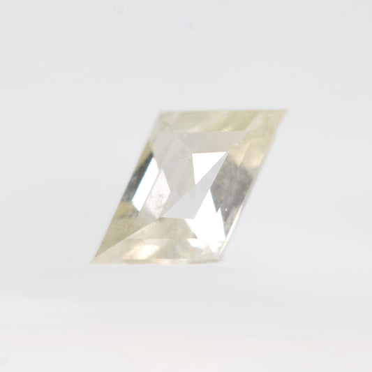 0.59 Carat Misty White Rhombus Salt and Pepper Diamond for Custom Work - Inventory Code MWR059 - Midwinter Co. Alternative Bridal Rings and Modern Fine Jewelry