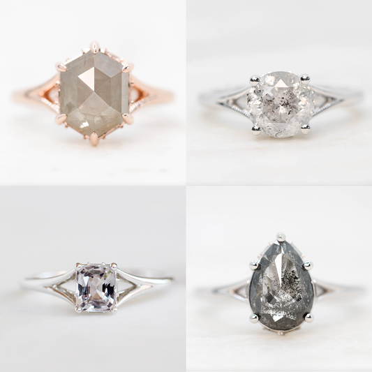 Naomi Setting - Midwinter Co. Alternative Bridal Rings and Modern Fine Jewelry