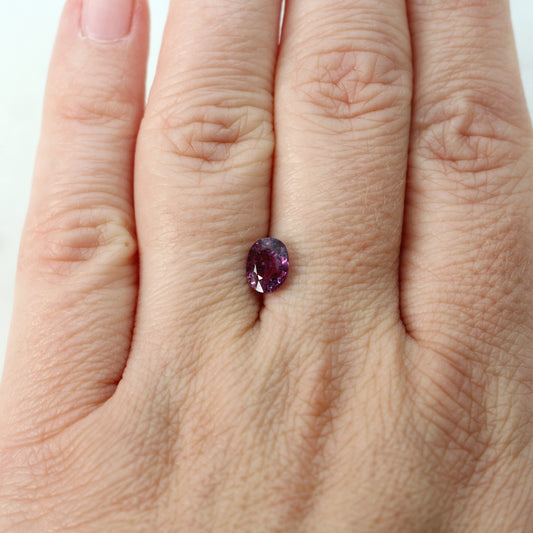 1.17 Carat Berry Oval Sapphire for Custom Work - Inventory Code POS117 - Midwinter Co. Alternative Bridal Rings and Modern Fine Jewelry
