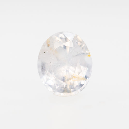 1.90 Carat Clear Blue Oval Sapphire for Custom Work - Inventory Code OCS190 - Midwinter Co. Alternative Bridal Rings and Modern Fine Jewelry