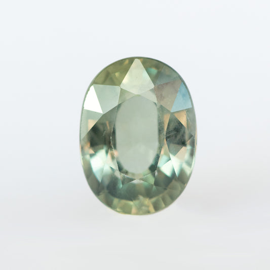 3.32 Carat Oval Gray Color-Change Sapphire for Custom Work - Inventory Code OGS332 - Midwinter Co. Alternative Bridal Rings and Modern Fine Jewelry