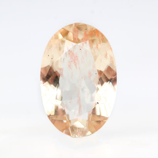 2.72 Carat Oval Sunstone for Custom Work - Inventory Code OOS272 - Midwinter Co. Alternative Bridal Rings and Modern Fine Jewelry