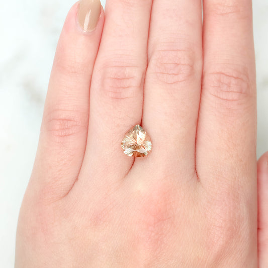 2.50 Carat Pear Oregon Sunstone for Custom Work - Inventory Code OPS250 - Midwinter Co. Alternative Bridal Rings and Modern Fine Jewelry