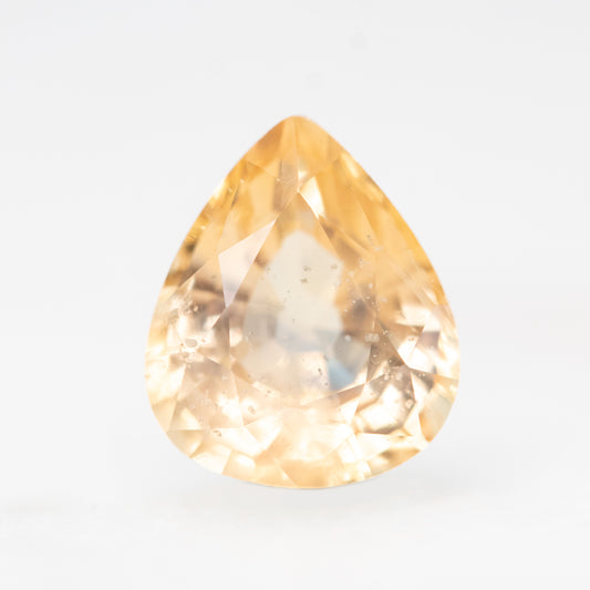 2.74 Carat Orange Pear Sapphire for Custom Work - Inventory Code OPS274 - Midwinter Co. Alternative Bridal Rings and Modern Fine Jewelry