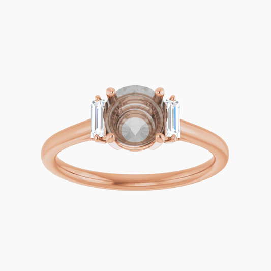Olivia Setting - Midwinter Co. Alternative Bridal Rings and Modern Fine Jewelry