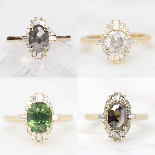 Ophelia Setting - Midwinter Co. Alternative Bridal Rings and Modern Fine Jewelry
