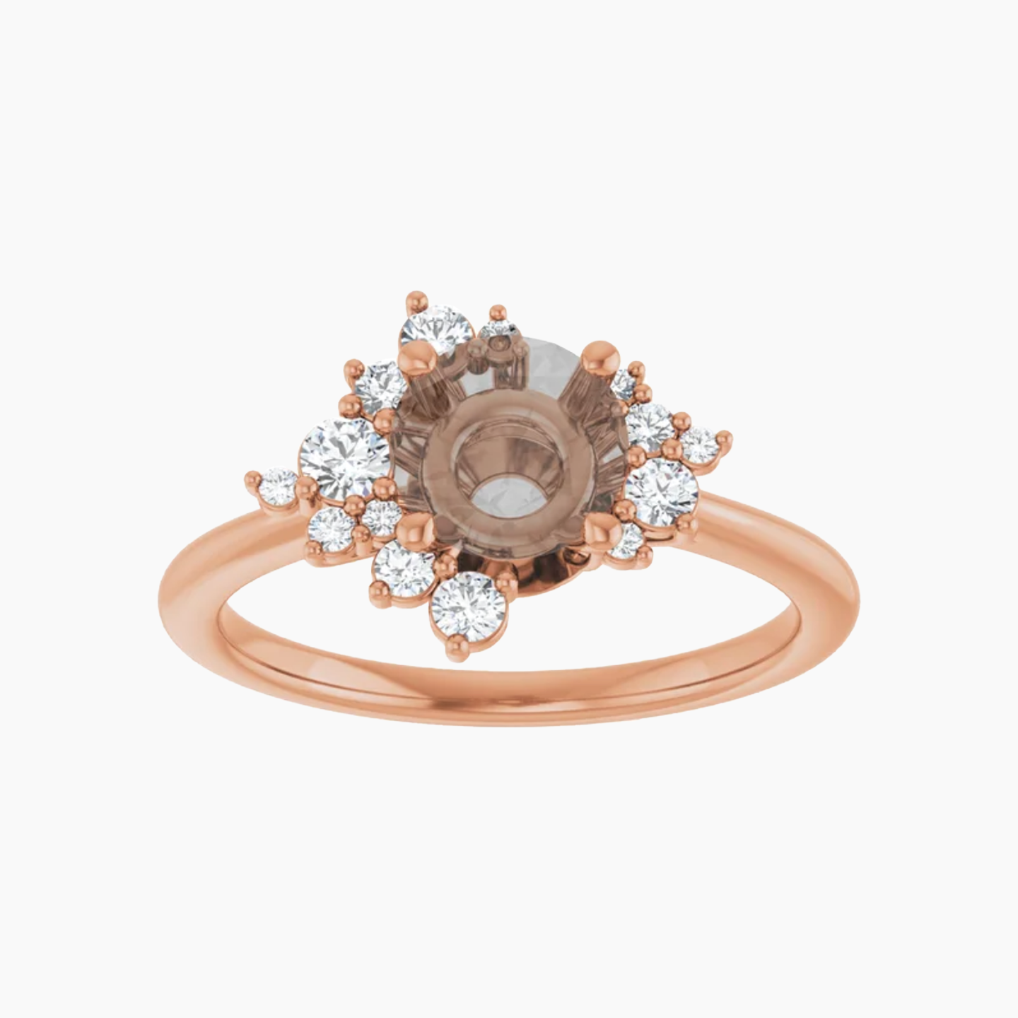 Orion Setting Unique Engagement Ring with Celestial Design