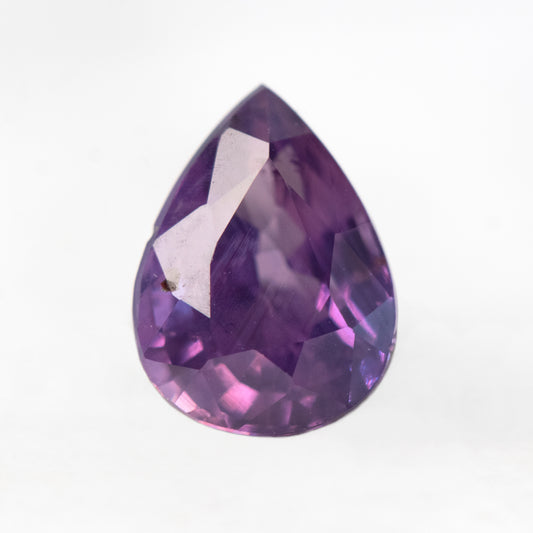 1.04 Carat Pear Berry Purple Madagascar Sapphire for Custom Work - Inventory Code PBPS104 - Midwinter Co. Alternative Bridal Rings and Modern Fine Jewelry