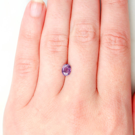 1.01 Carat Purple Oval Sapphire for Custom Work - Inventory Code POS101 - Midwinter Co. Alternative Bridal Rings and Modern Fine Jewelry