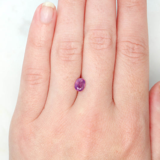 1.10 Carat Pink Oval Sapphire for Custom Work - Inventory Code POS110 - Midwinter Co. Alternative Bridal Rings and Modern Fine Jewelry