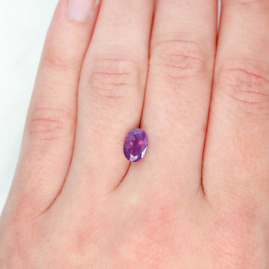 1.94 Carat Pink Oval Sapphire for Custom Work - Inventory Code POS194 - Midwinter Co. Alternative Bridal Rings and Modern Fine Jewelry