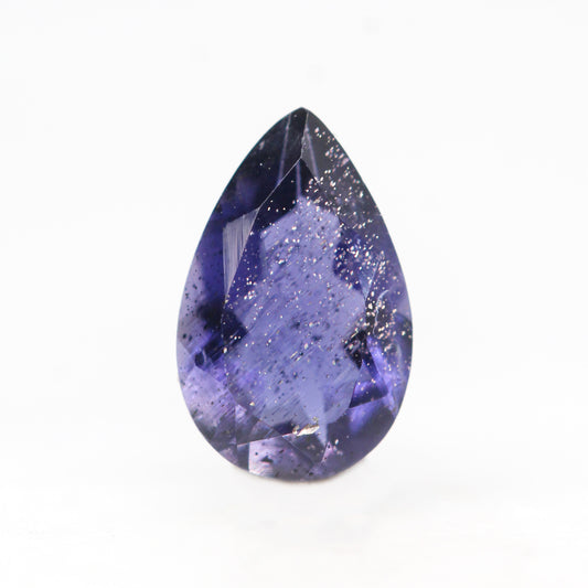 0.70 Carat Pear Iolite for Custom Work - Inventory Code PPI070 - Midwinter Co. Alternative Bridal Rings and Modern Fine Jewelry