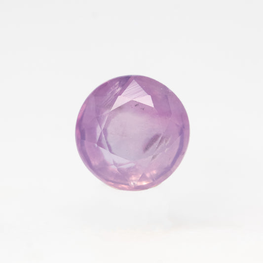 0.81 Carat Pink Round Sapphire for Custom Work - Inventory Code PRS081 - Midwinter Co. Alternative Bridal Rings and Modern Fine Jewelry