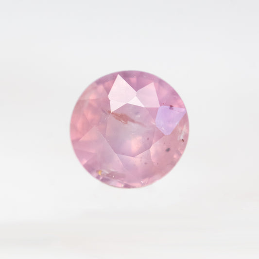 1.33 Carat Pink Round Sapphire for Custom Work - Inventory Code PRS133 - Midwinter Co. Alternative Bridal Rings and Modern Fine Jewelry