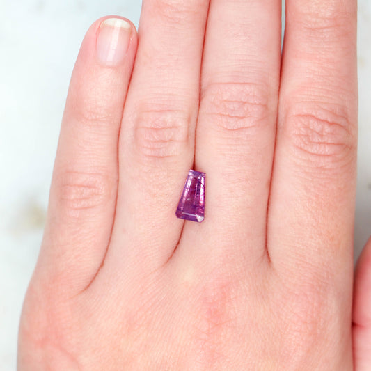1.76 Carat Pink Trapezoid Sapphire for Custom Work - Inventory Code PTS176 - Midwinter Co. Alternative Bridal Rings and Modern Fine Jewelry