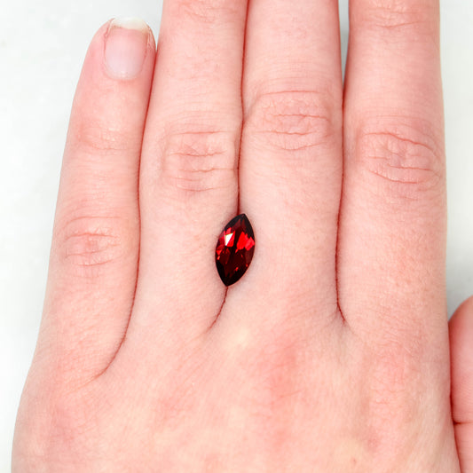 2.40 Carat Marquise Garnet for Custom Work - Inventory Code RMG240 - Midwinter Co. Alternative Bridal Rings and Modern Fine Jewelry